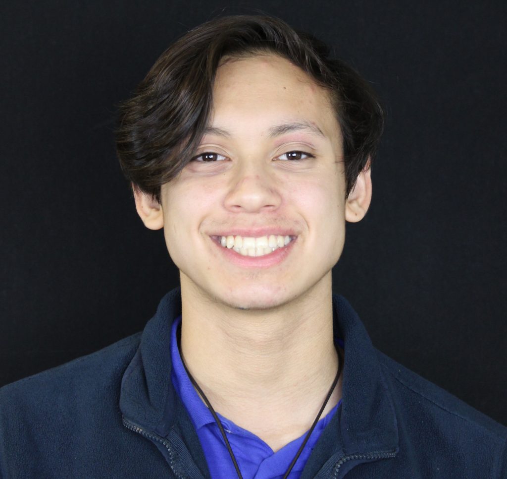 teen with perfectly aligned teeth